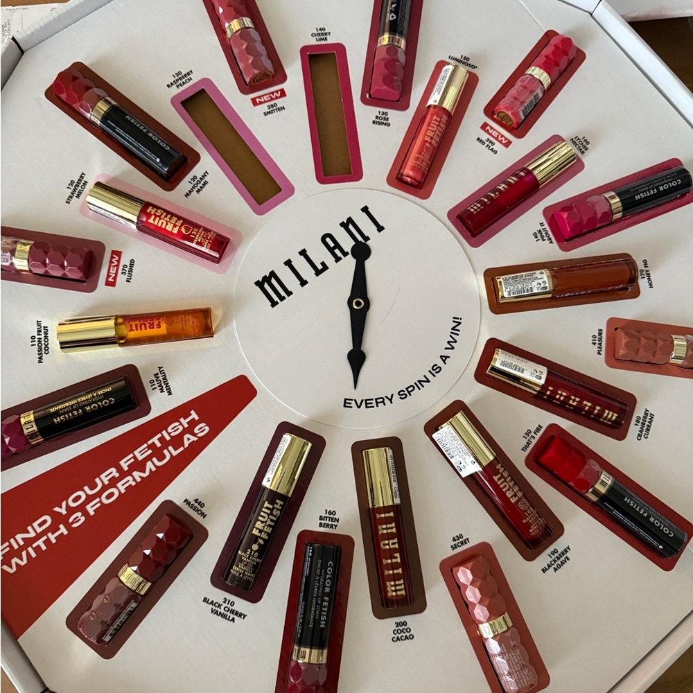 Milani Lipstick Collection - Vibrant Red, Pink, Brown Hues
